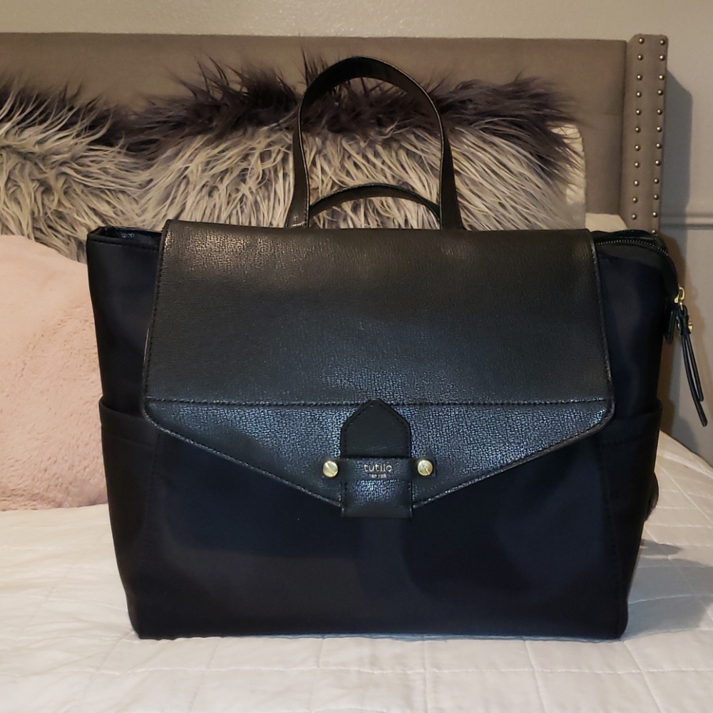 Travel Backback Purse with Suitcase Sleeve!